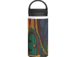 Stainless Steel Water Bottle, Handle Lid