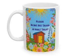 Vault Toilet Wildflower Coffee Mug