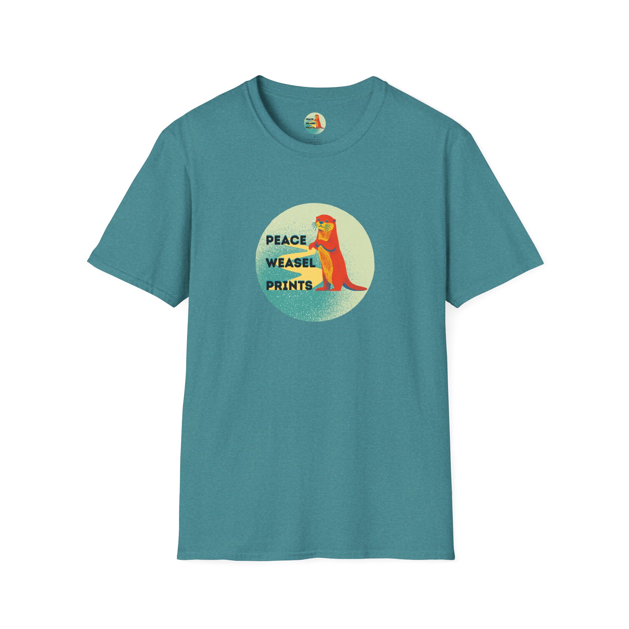 Peace Weasel Prints Official Logo Tee - Image 5