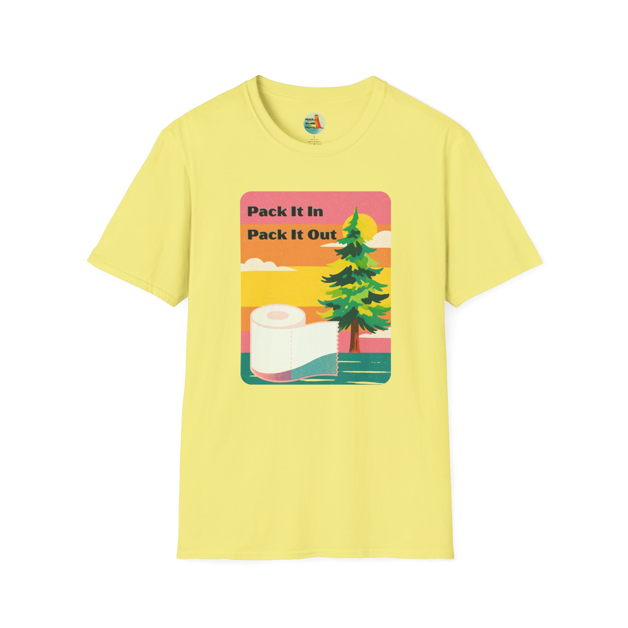 Pack It In Pack It Out: Retro Trail Etiquette Tee - Image 2