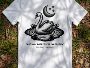 Aggressive Waterfowl Mute Swan T-Shirt