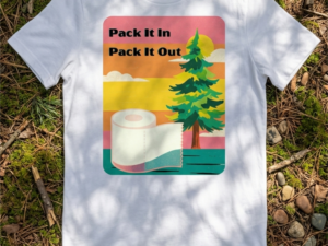 Pack It In Pack It Out: Retro Trail Etiquette Tee