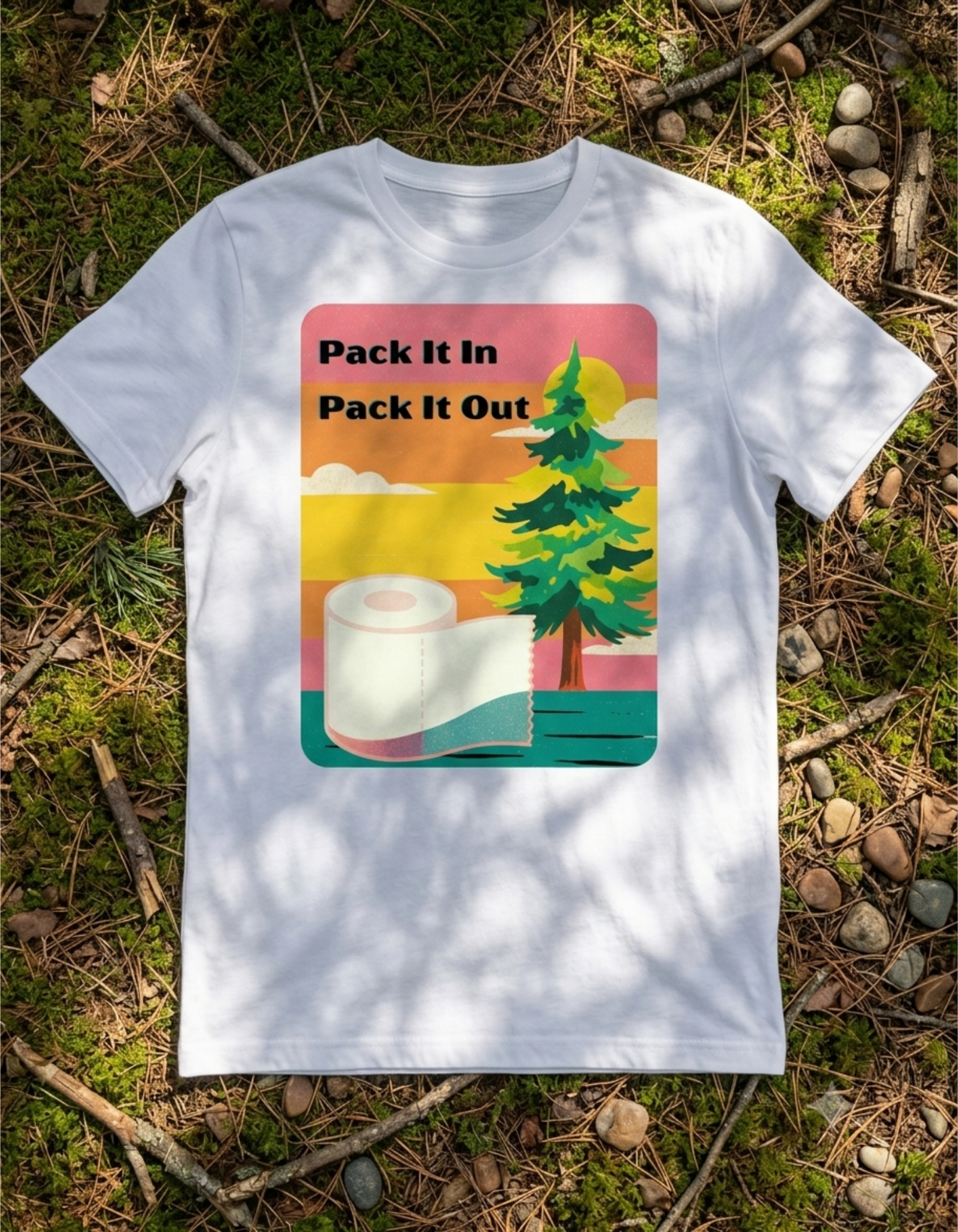 Pack It In Pack It Out: Retro Trail Etiquette Tee
