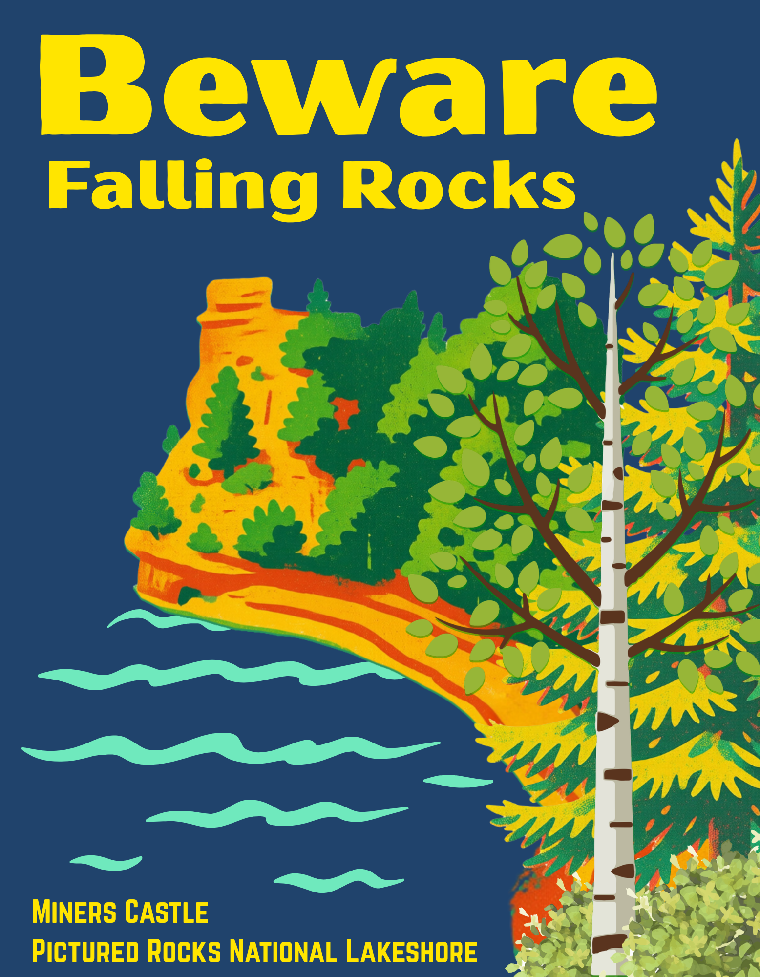 Pictured Rocks Miners Castle T-Shirt - Image 2