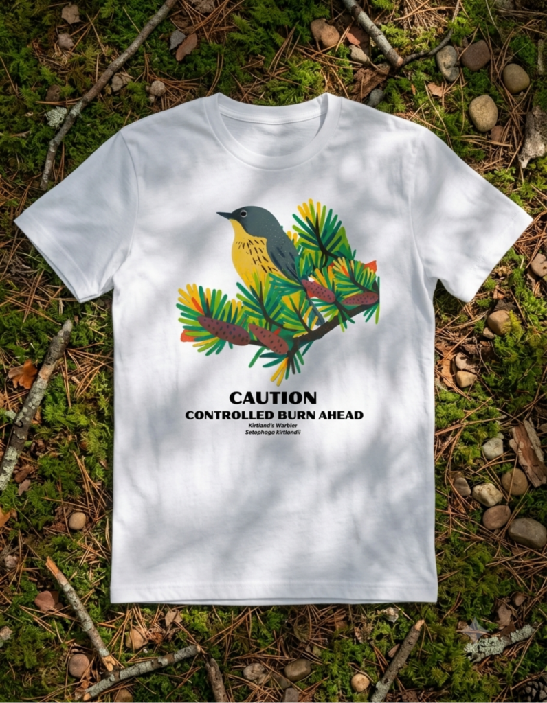 Kirtland's Warbler Controlled Burn T-Shirt