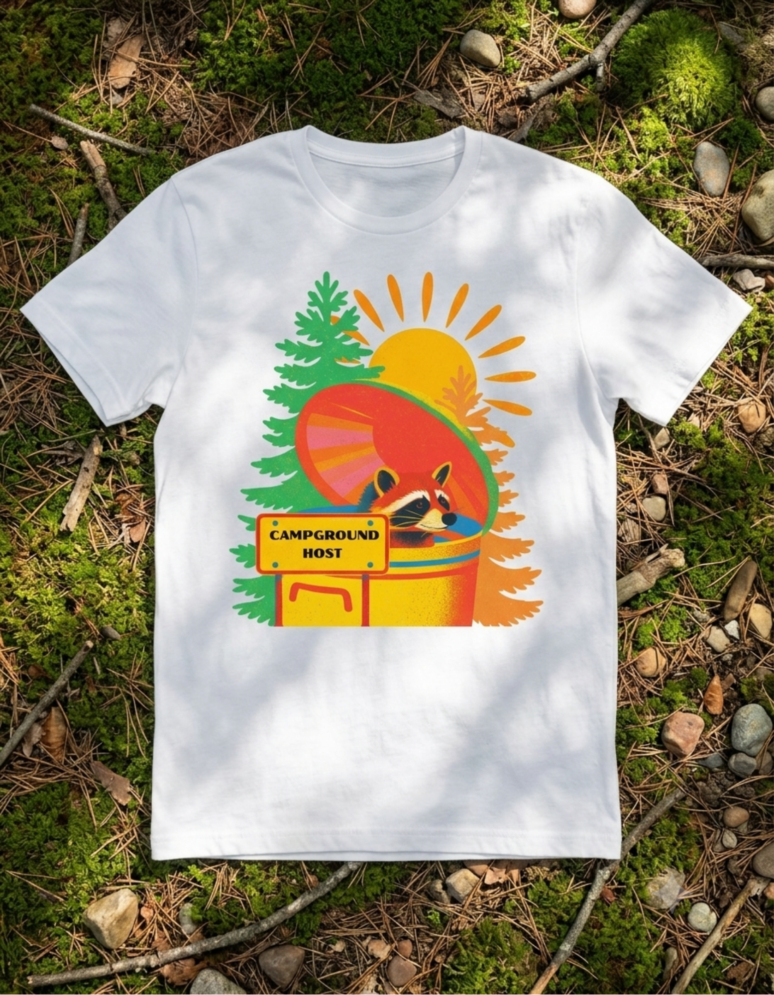 Campground Host Raccoon T-Shirt