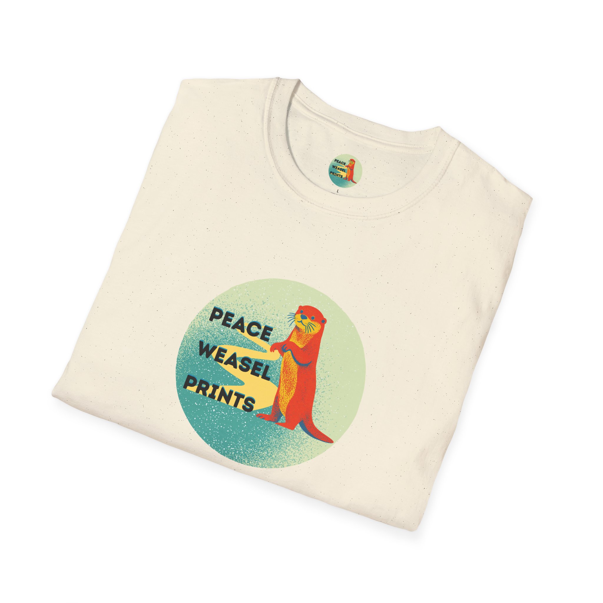Peace Weasel Prints Official Logo Tee - Image 4