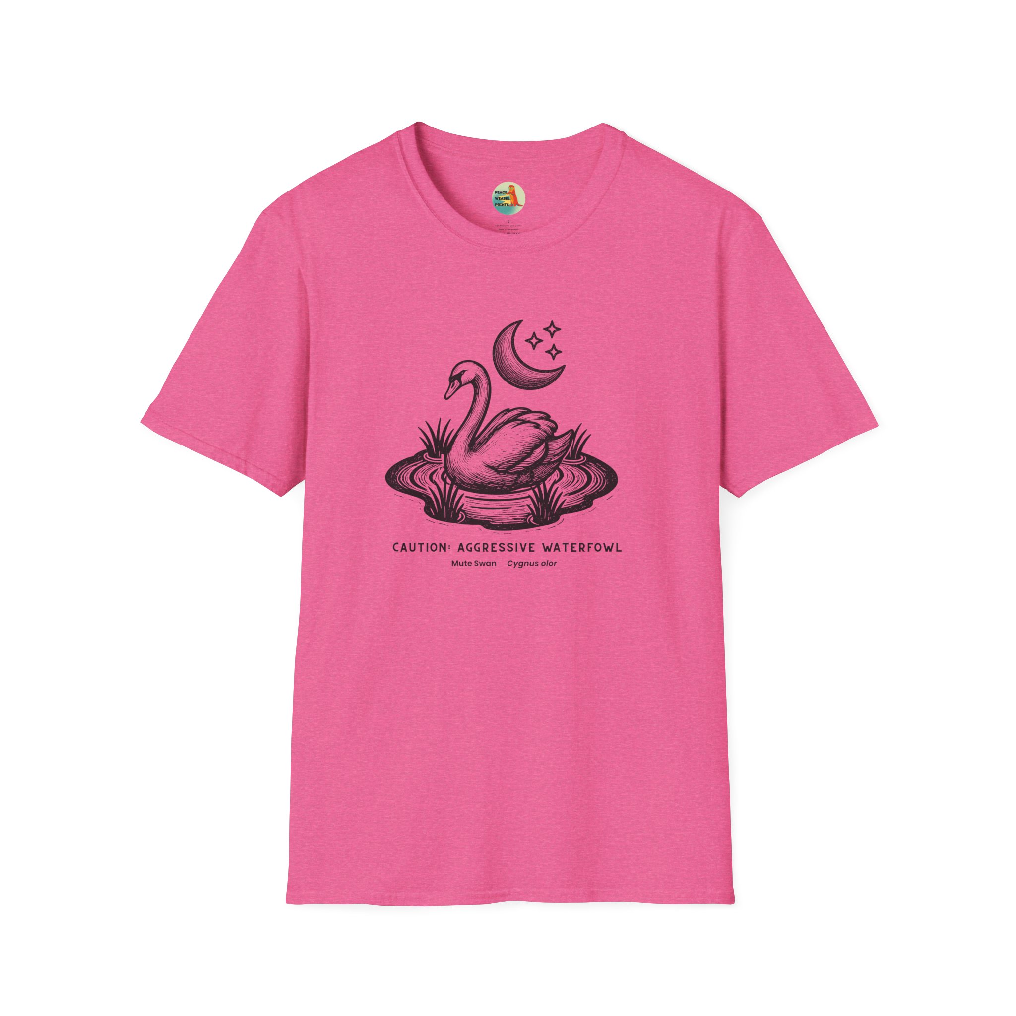 Aggressive Waterfowl Mute Swan T-Shirt - Image 7
