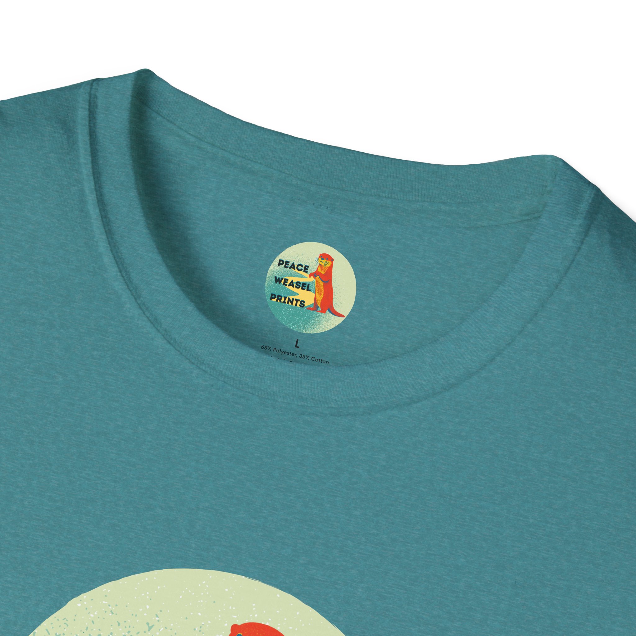 Peace Weasel Prints Official Logo Tee - Image 7