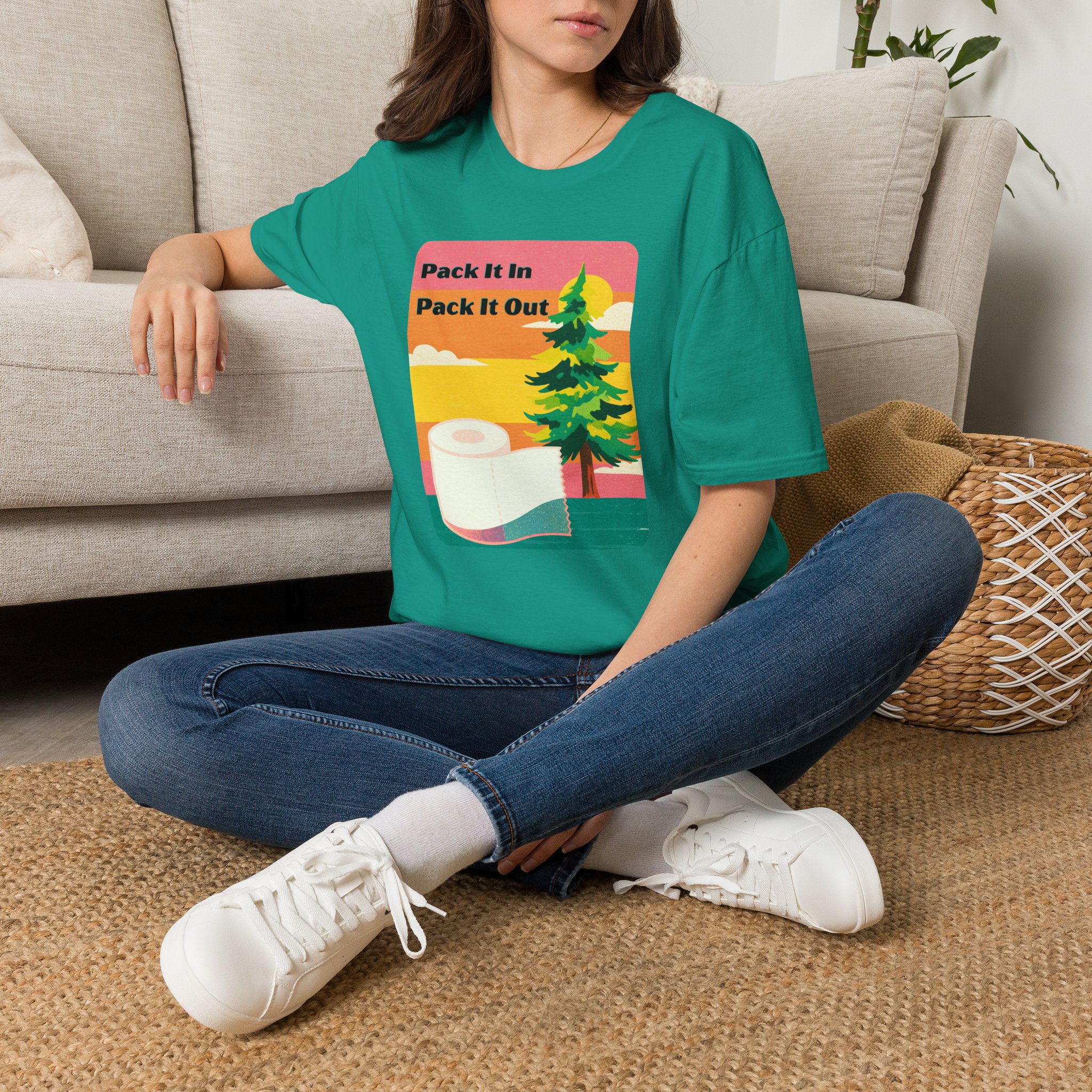 Pack It In Pack It Out: Retro Trail Etiquette Tee - Image 4