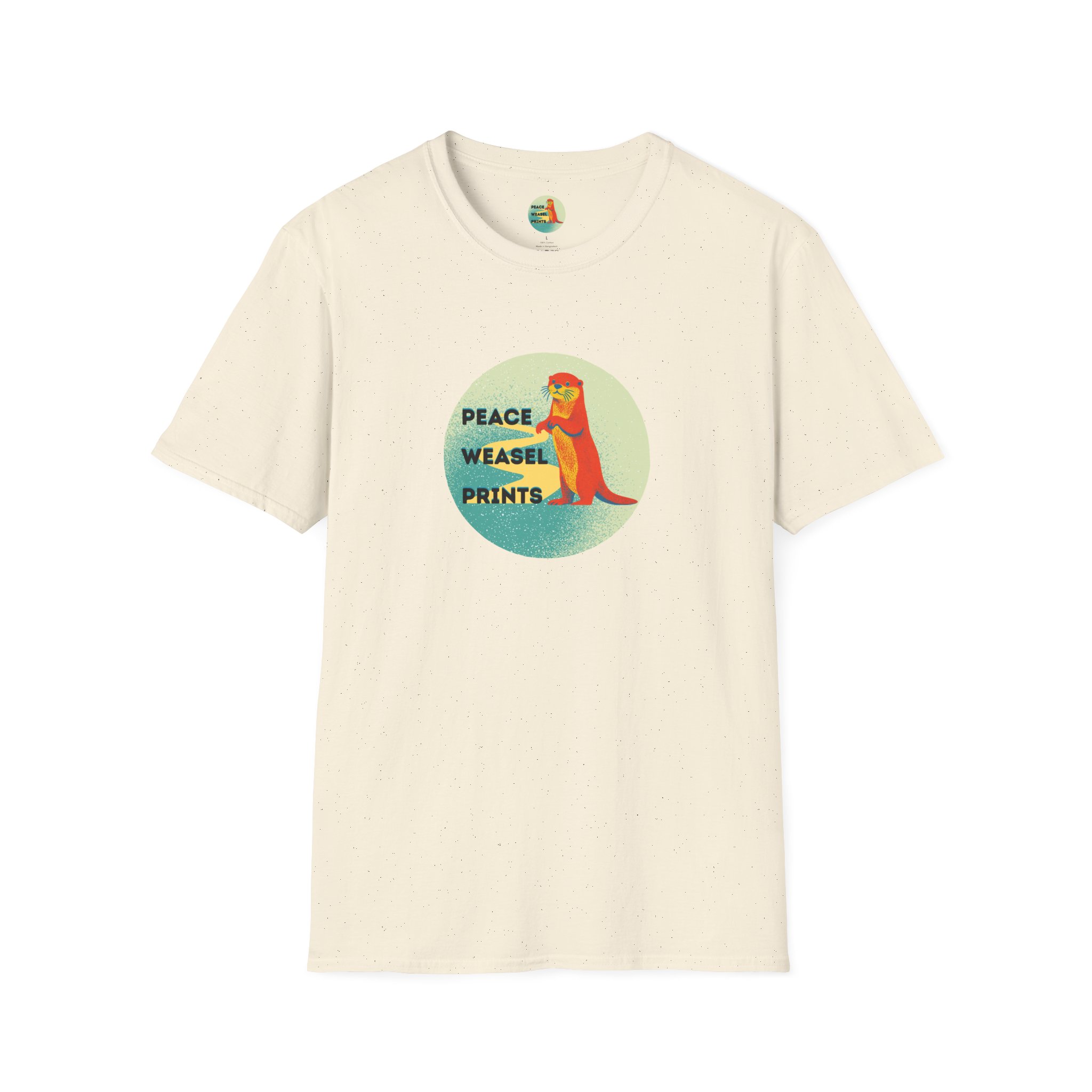 Peace Weasel Prints Official Logo Tee