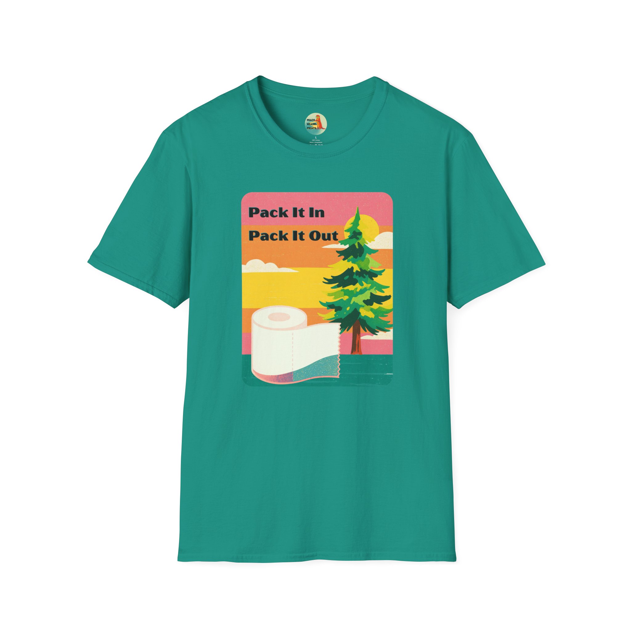 Pack It In Pack It Out: Retro Trail Etiquette Tee - Image 3