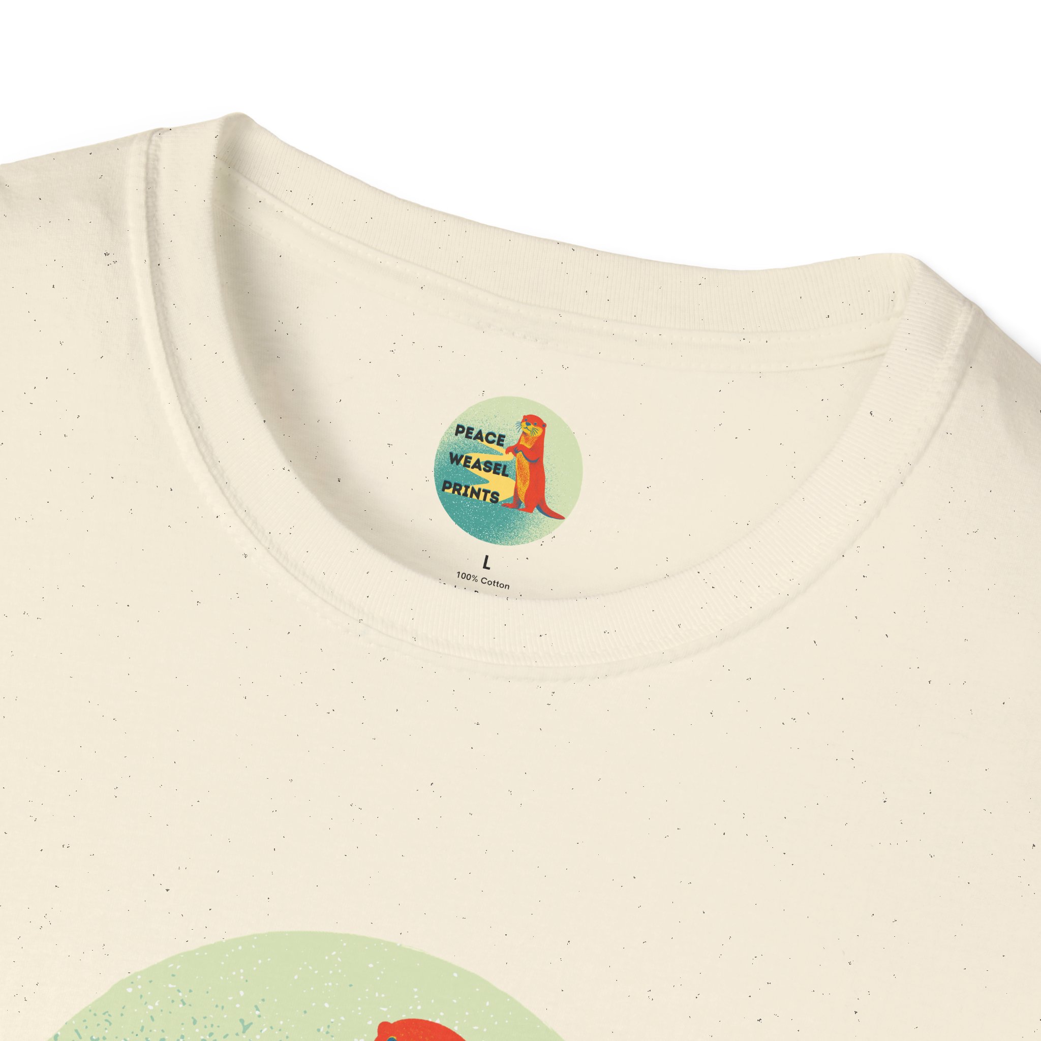 Peace Weasel Prints Official Logo Tee - Image 3